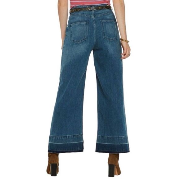 NWOT Scotch & Soda Amsterdams Blauw
Wide Leg Release Hem Jeans Size 28 - Picture 1 of 10